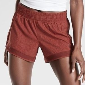 Athleta 4 inch racer run mesh shorts size small